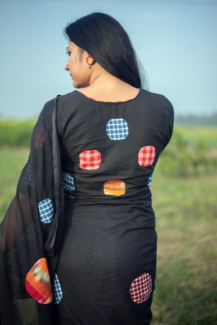 Black Polka Blouse - Image 2