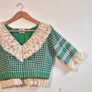 Green Sabeki Gamchha