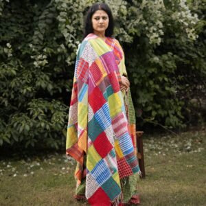 Kantha Patchwork Shawl