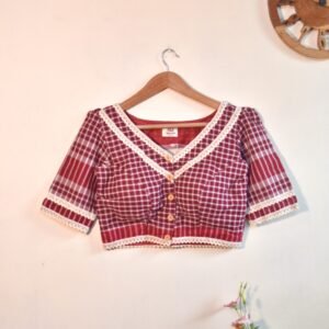 Maroon Lacey Back