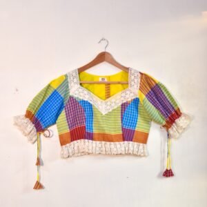 Phooljhuri in Multicoloured gamchha