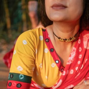 Rang Mahal – Yellow Bandhni Blouse