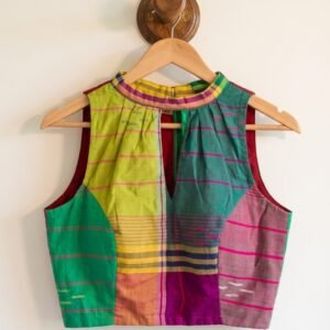 Varnika | Halterneck Jamdani Blouse